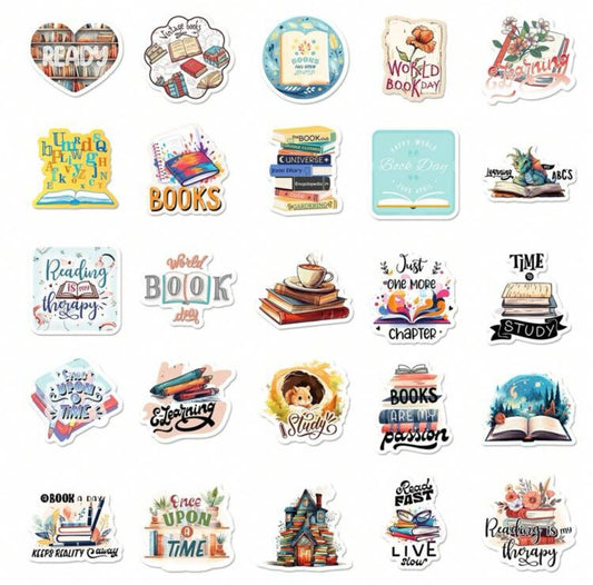 Reading Themed Stickers